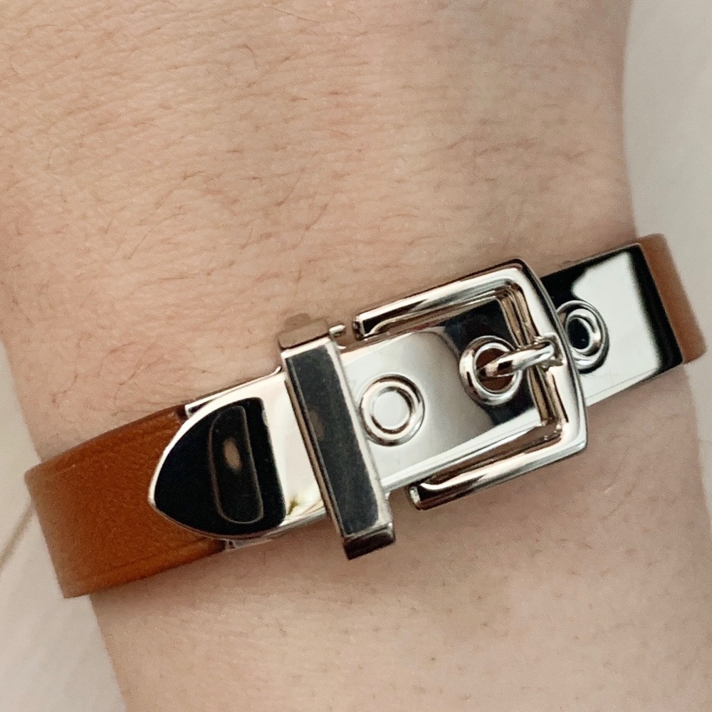 HERMES java 10 leather bracelet - Picture 3 of 5